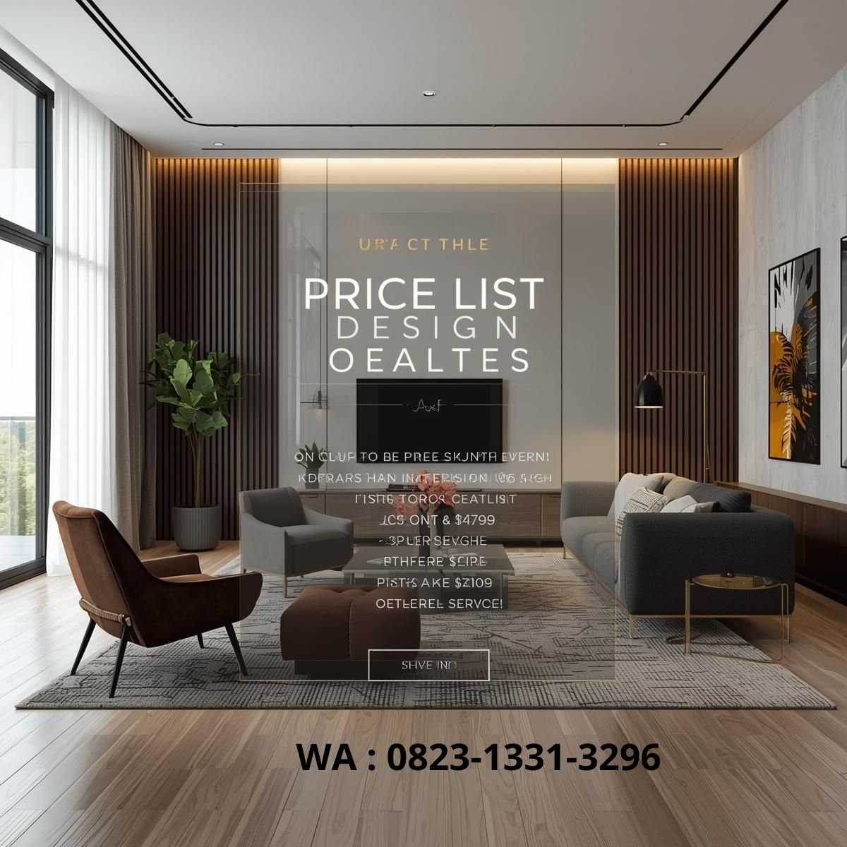 DESAIN INTERIOR DENGAN INFO HARGA PENAWARAN