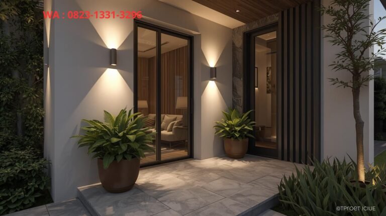 DEKORASI TERAS RUMAH KECIL