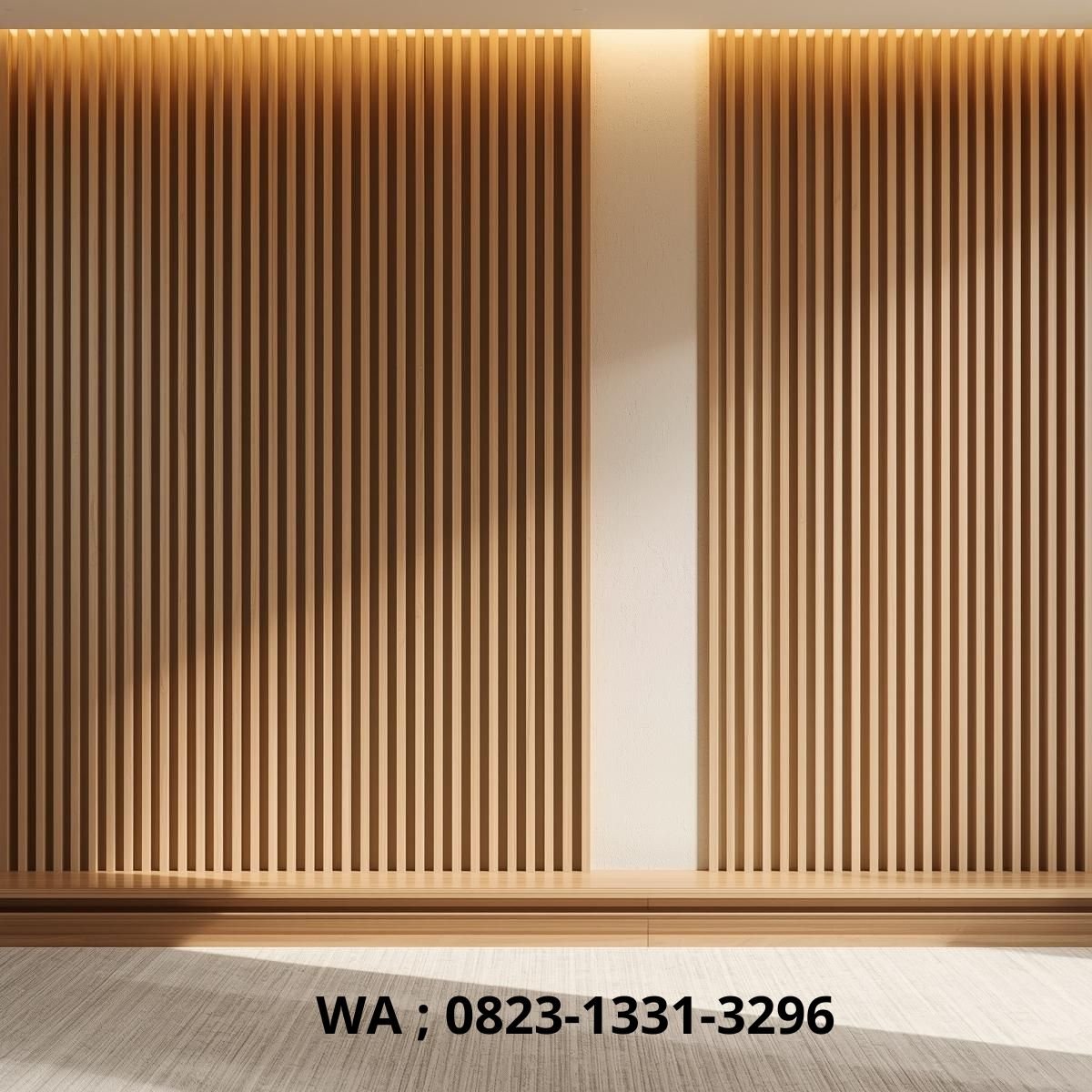 Desain dinding ruang tamu elegan