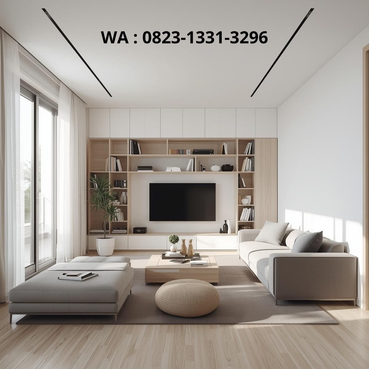 DESAIN INTERIOR RUANG TAMU KECIL