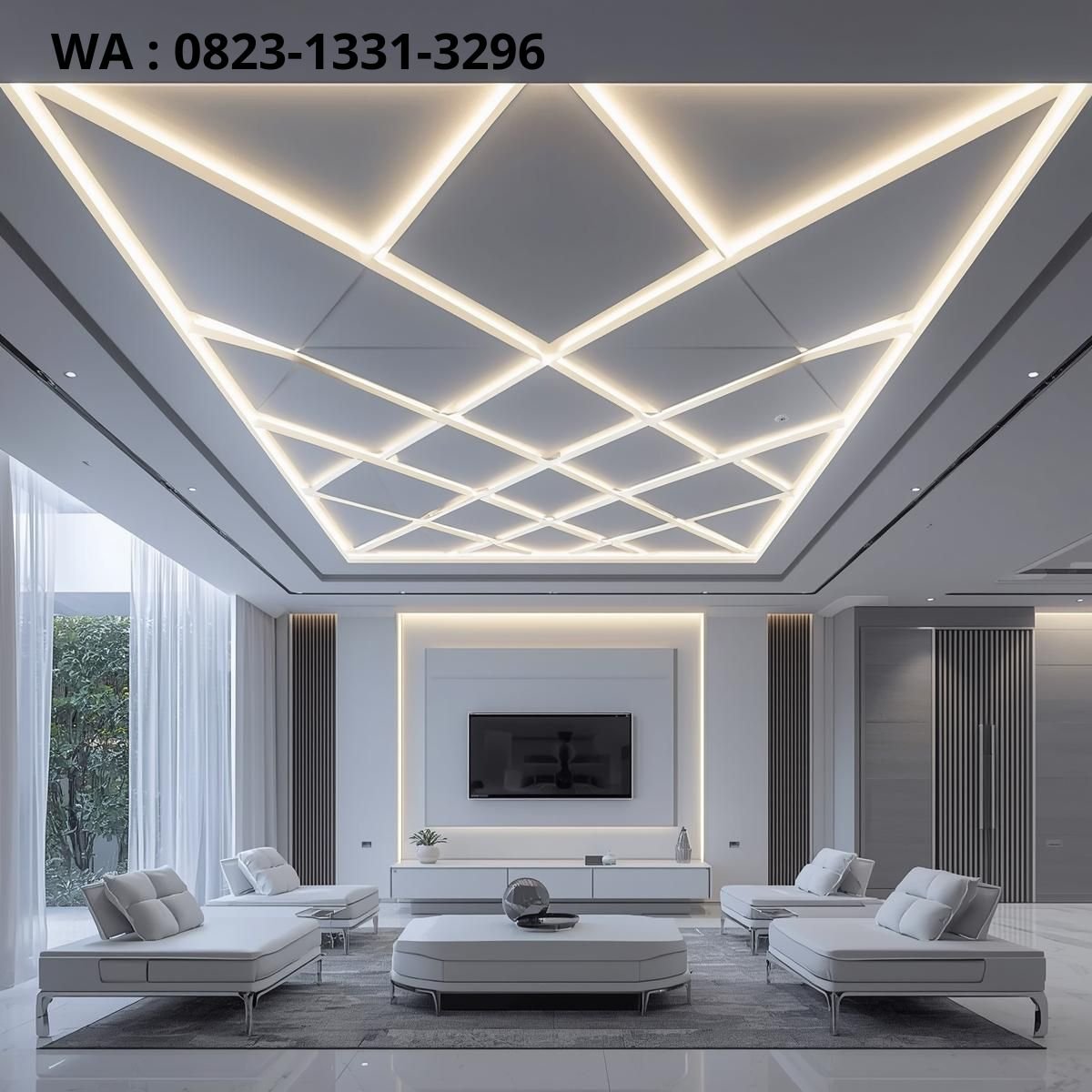 PLAFON MODERN FUTURISTIK