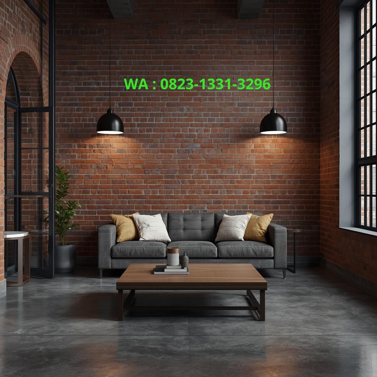 Warna cat ruang tamu yang estetik