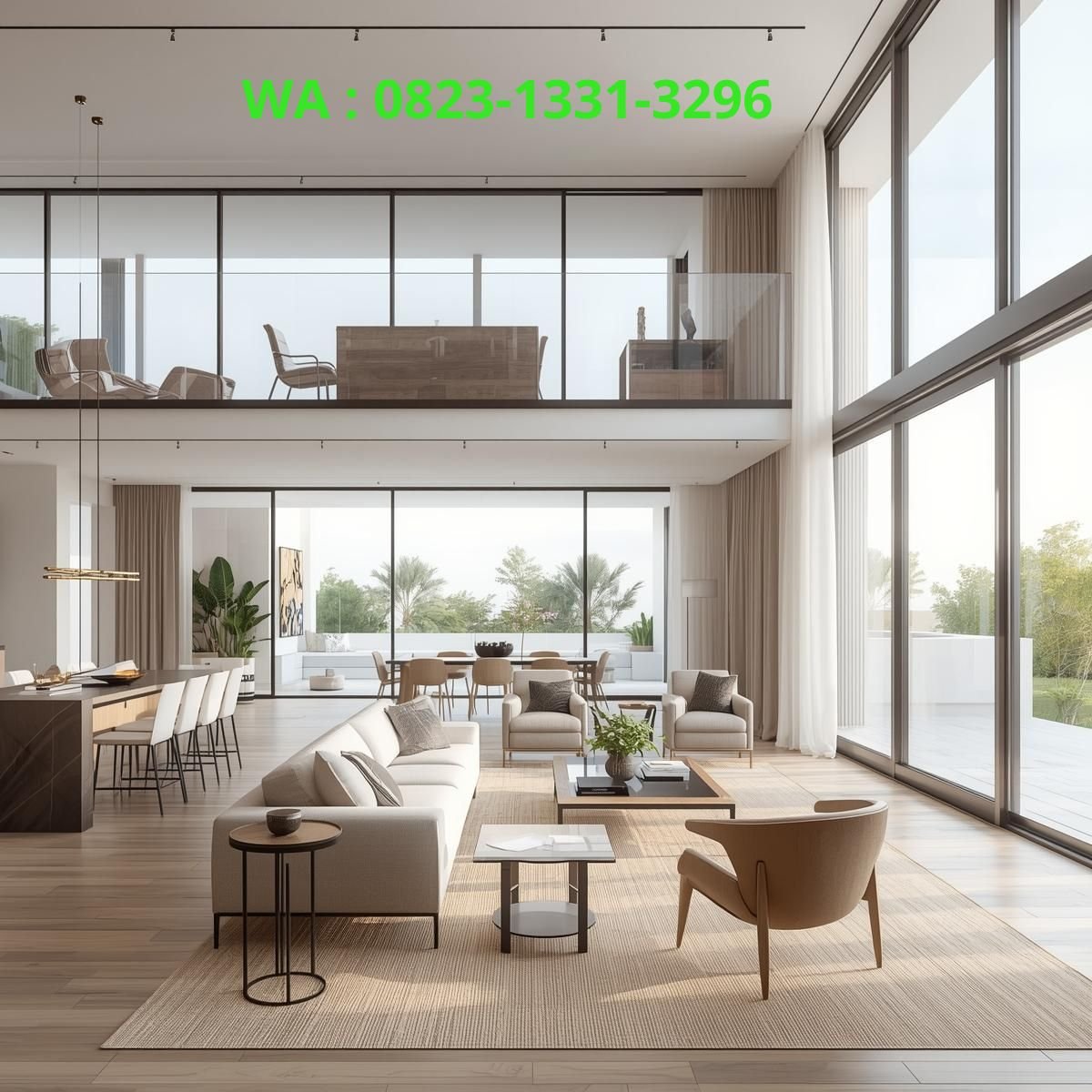 Desain ruang tamu minimalis modern