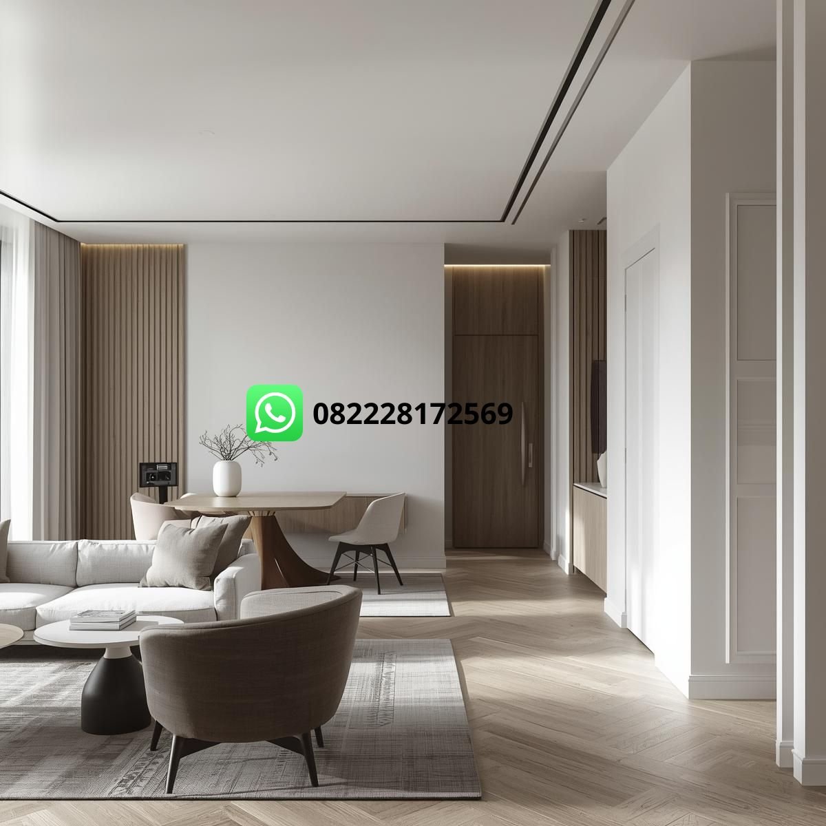 Desain interior apartemen kecil