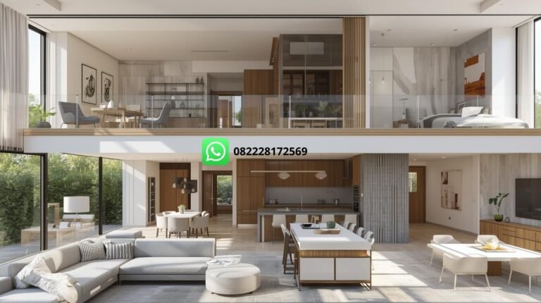 Desain interior rumah 2 lantai