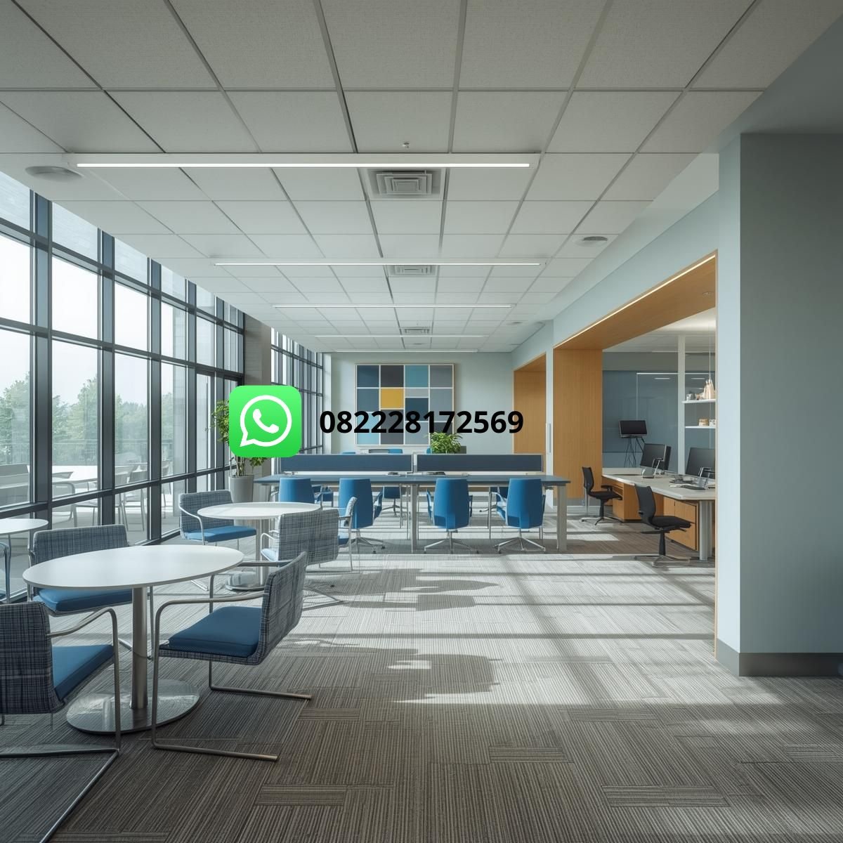 Interior kantor minimalis