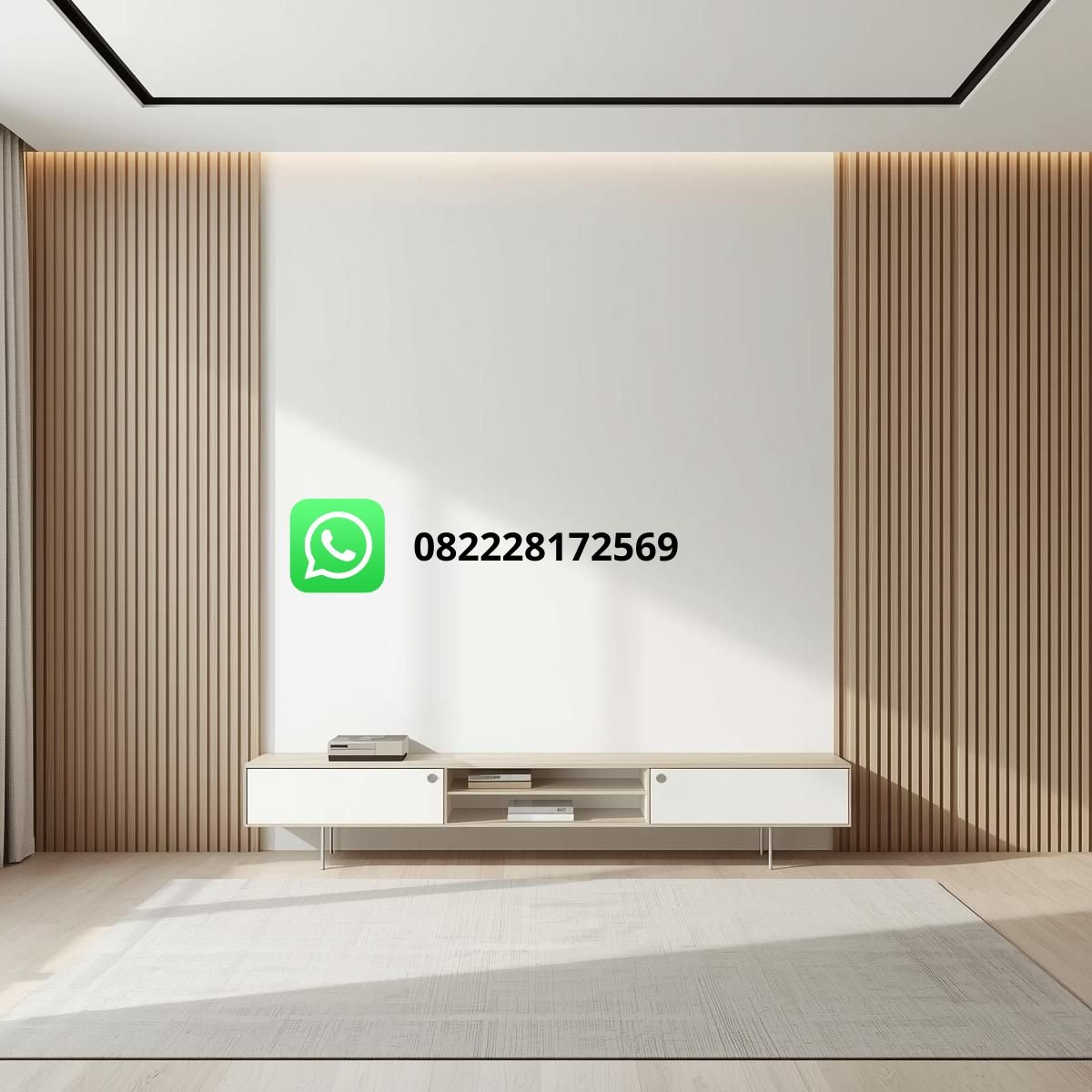 jasa pasang backdrop tv minimalis terpercaya