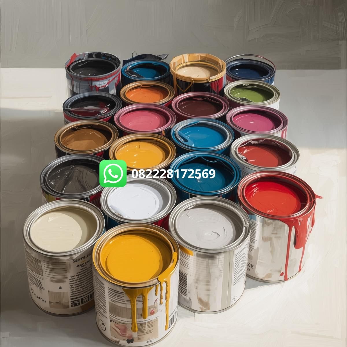 Warna cat dinding ruang tamu minimalis