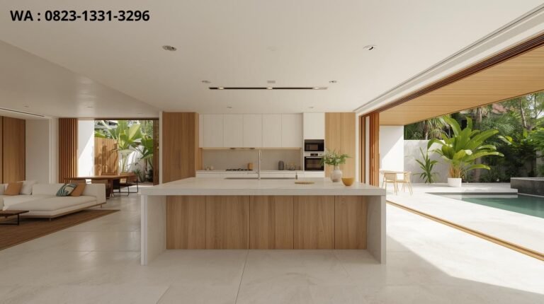desain dapur terbuka