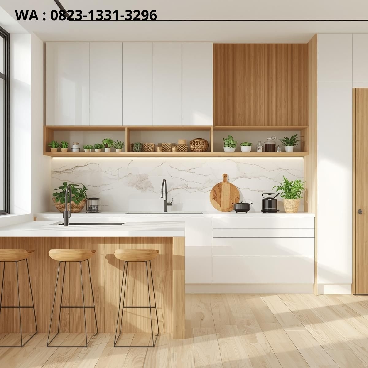 desain dapur sederhana ukuran kecil