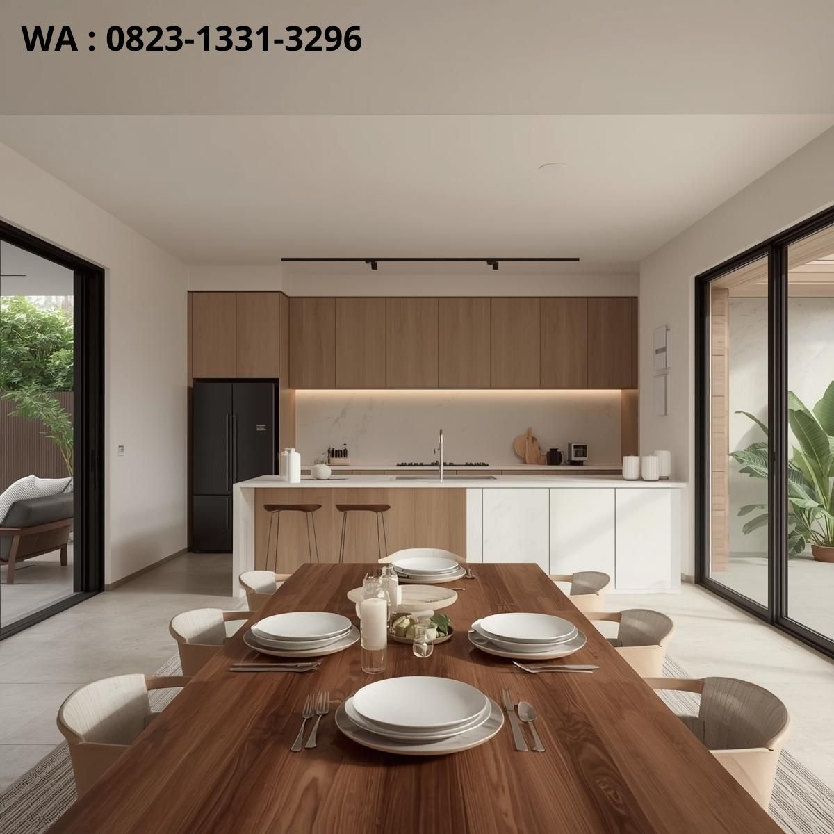 desain dapur sederhana tapi mewah