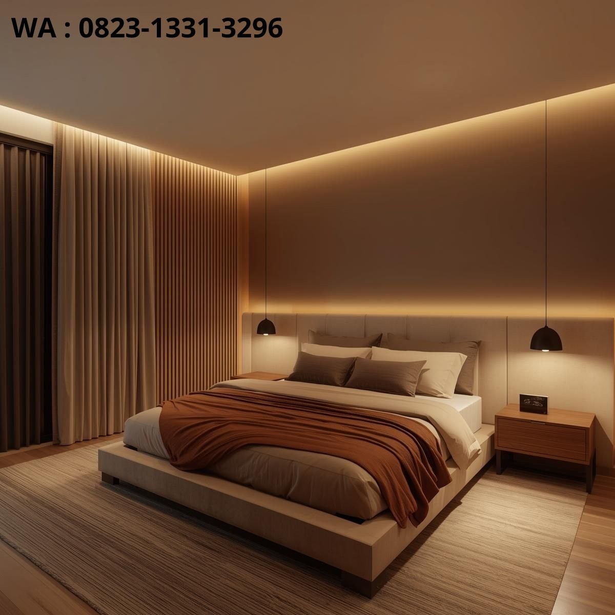 DESAIN KAMAR TIDUR UTAMA COZY & HANGAT