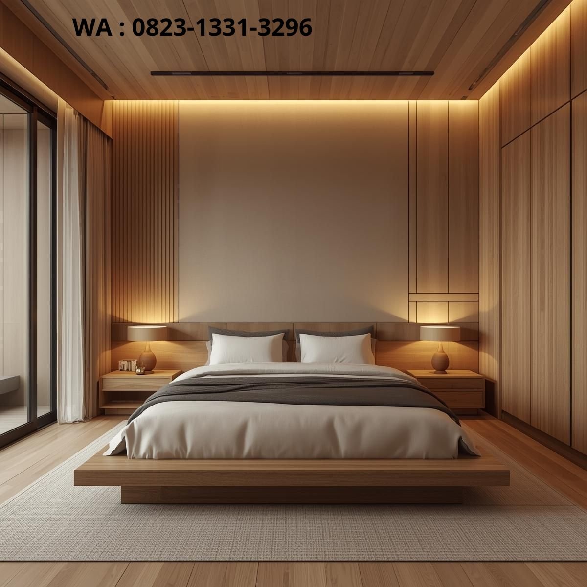 DESAIN KAMAR TIDUR UTAMA JAPANDI