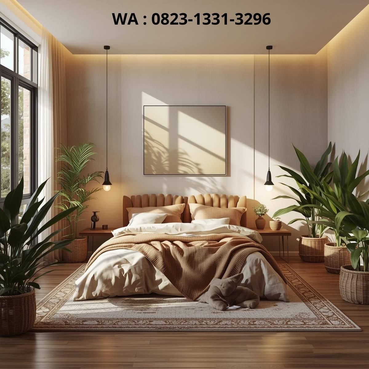 Desain kamar tidur minimalis