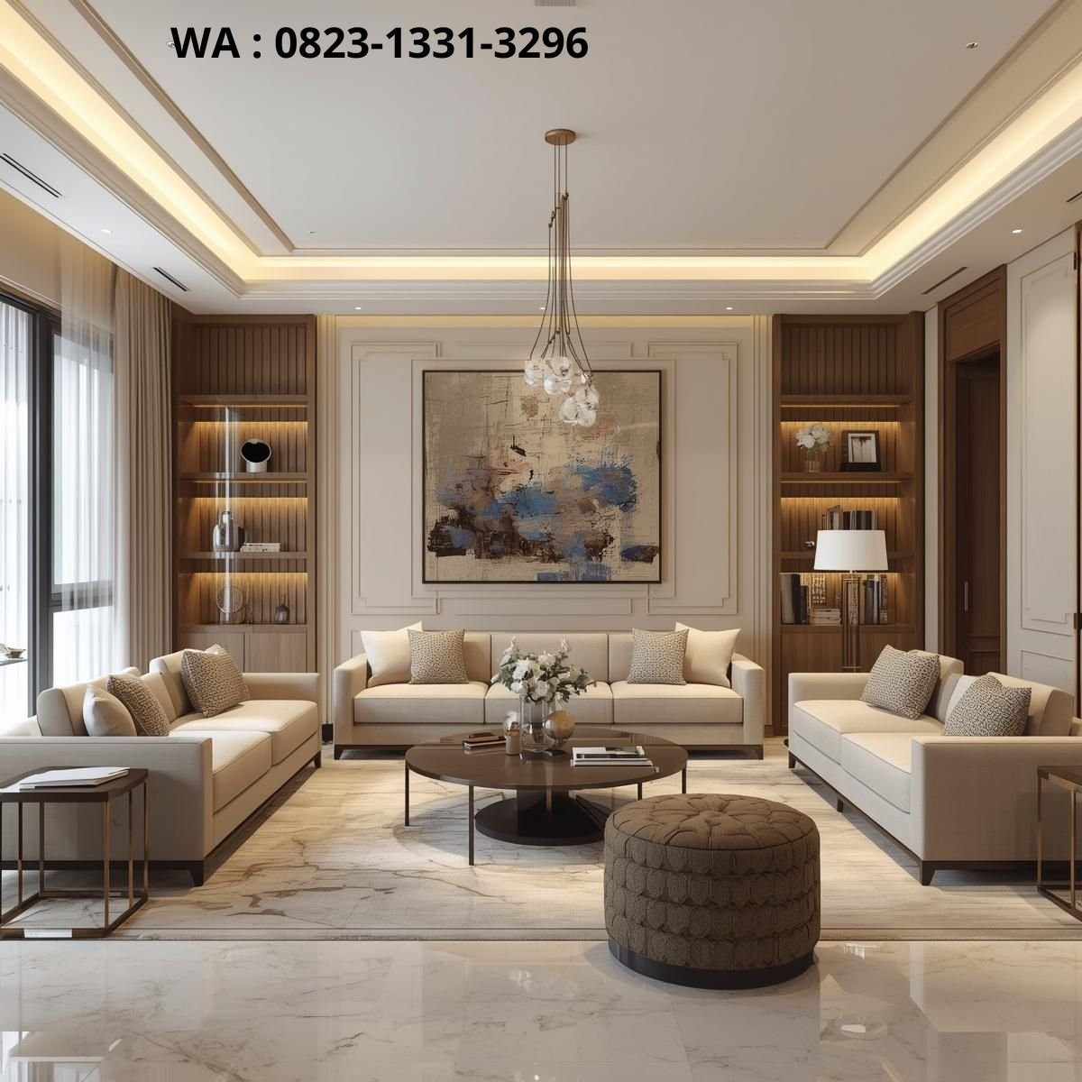 JASA DESAIN RUANG TAMU SURABAYA