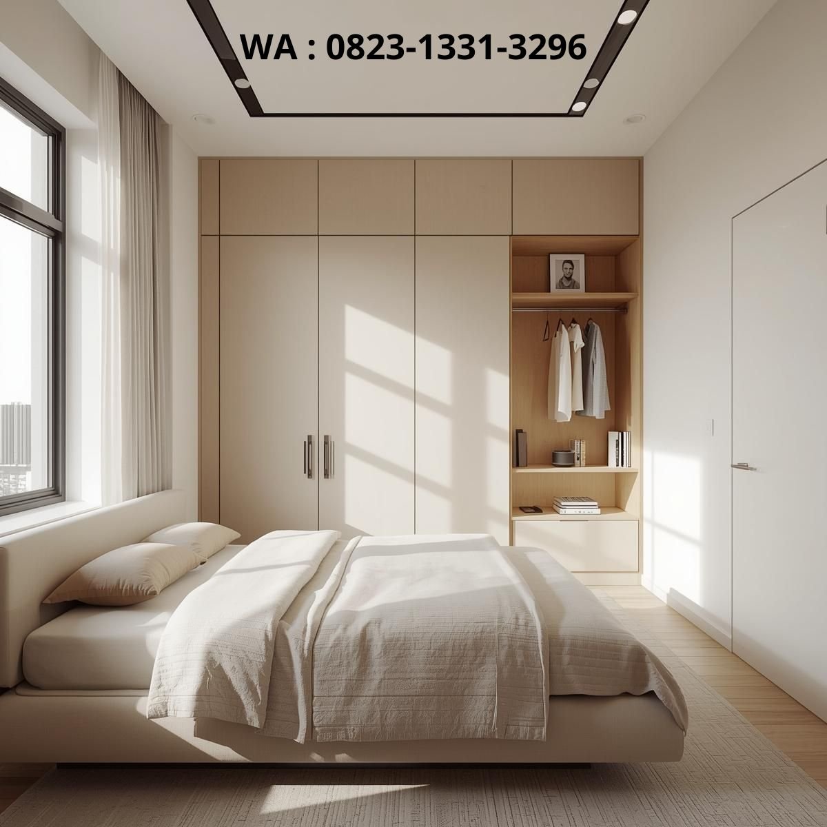 Jasa desain kamar tidur elegan