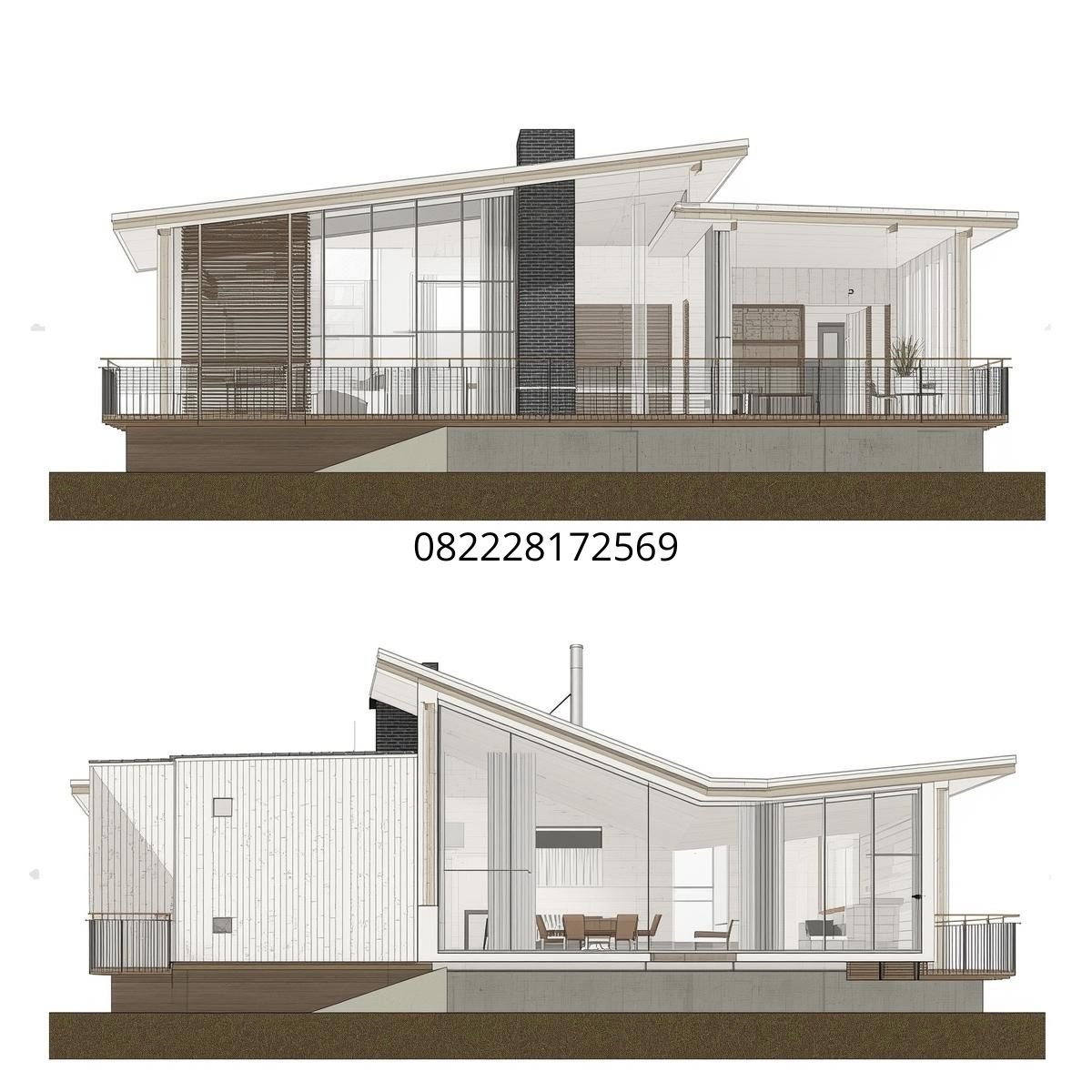 denah rumah type 36 2 kamar tidur