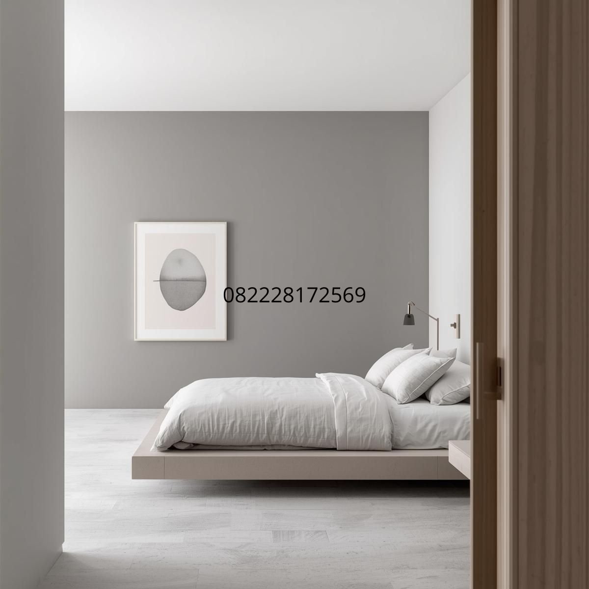 desain kamar tidur minimalis dengan lemari built in