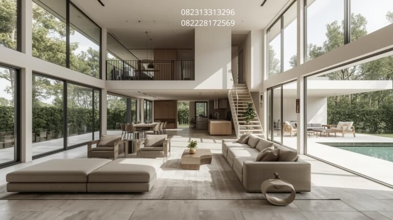 Desain Rumah Ruang Terbuka