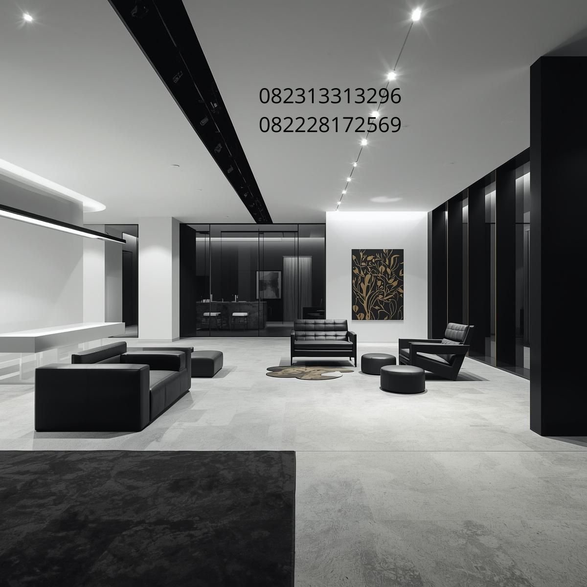 interior monokrom modern