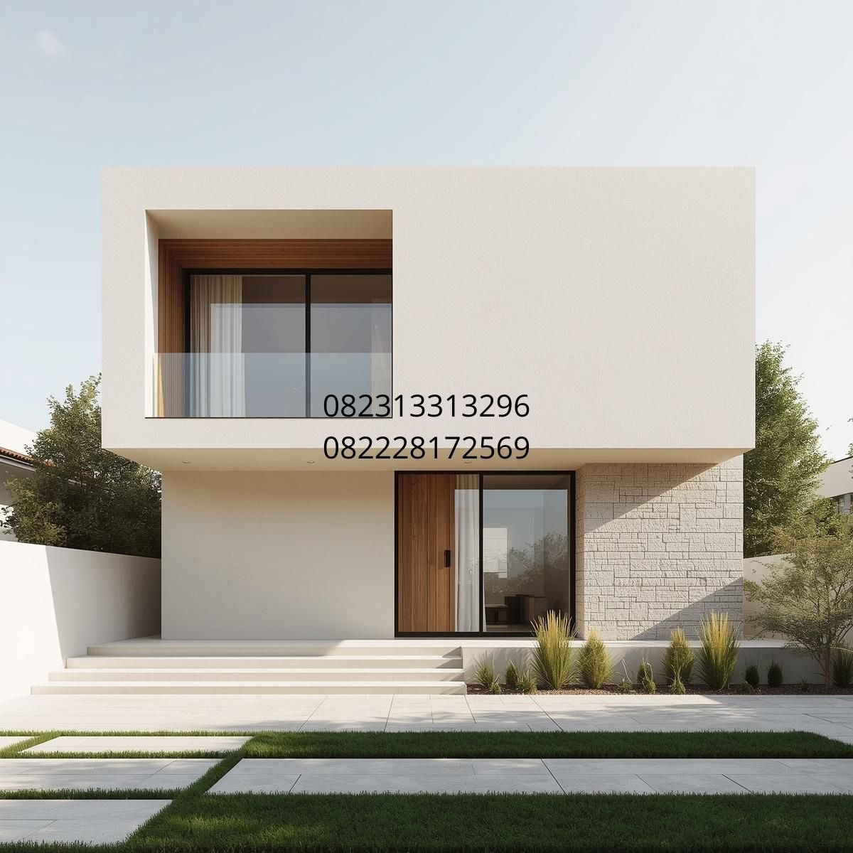 desain rumah kecil modern