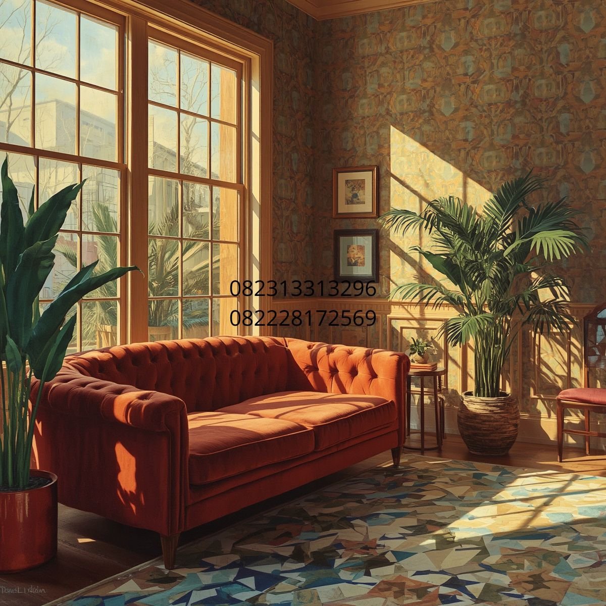 gaya retro interior
