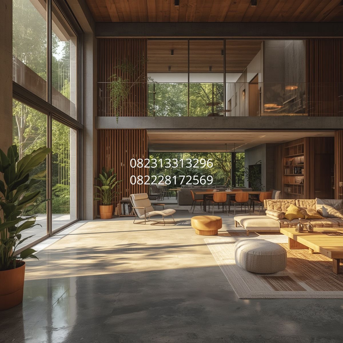 interior rumah industrial