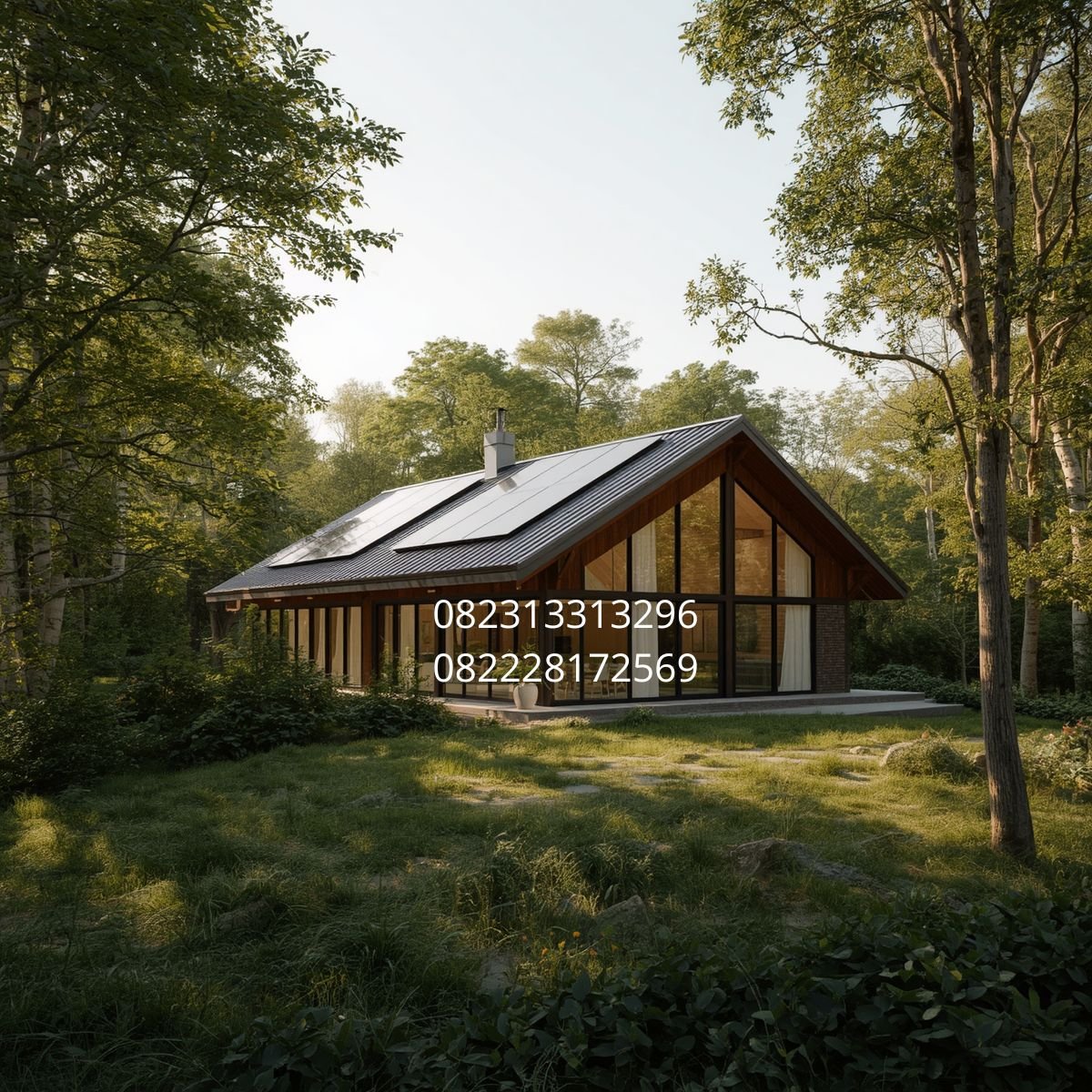rumah hemat energi modern