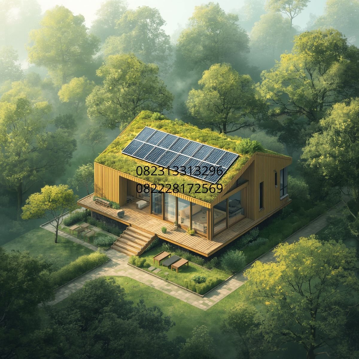 desain rumah minim emisi