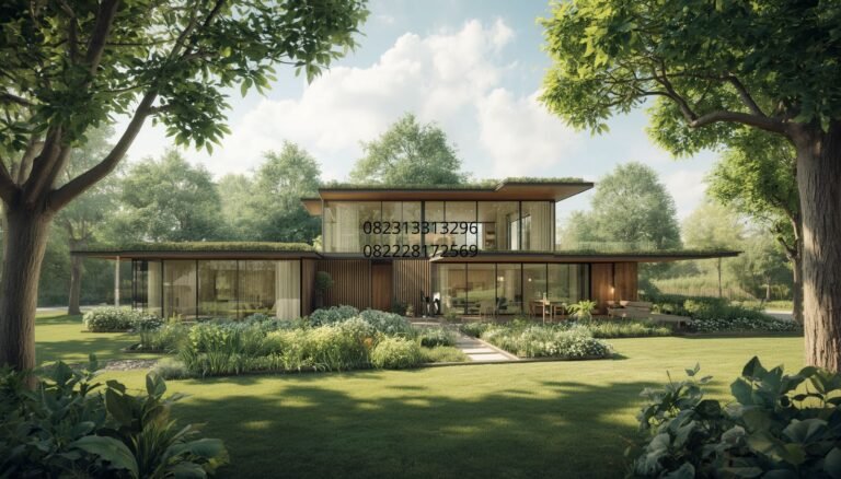 desain rumah hijau