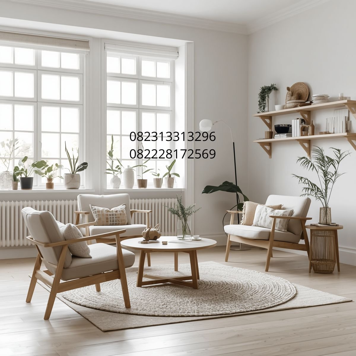 kamar tidur Skandinavia minimalis