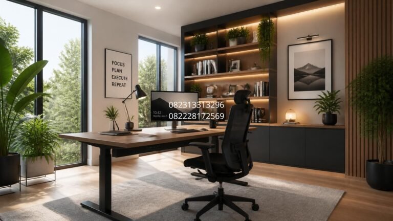 desain ruang kerja di rumah