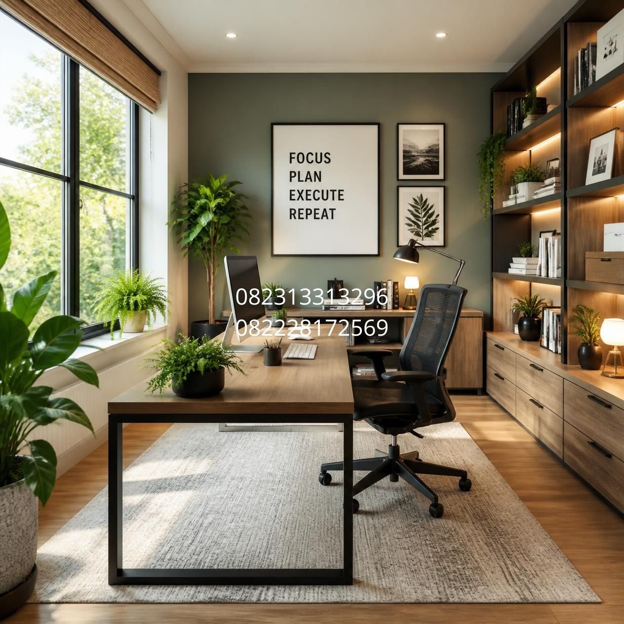home office minimalis modern