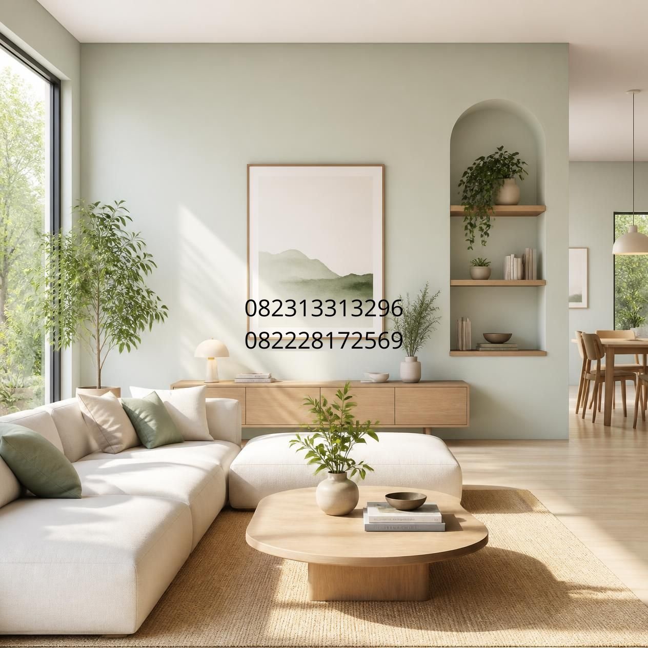 cat dinding interior modern