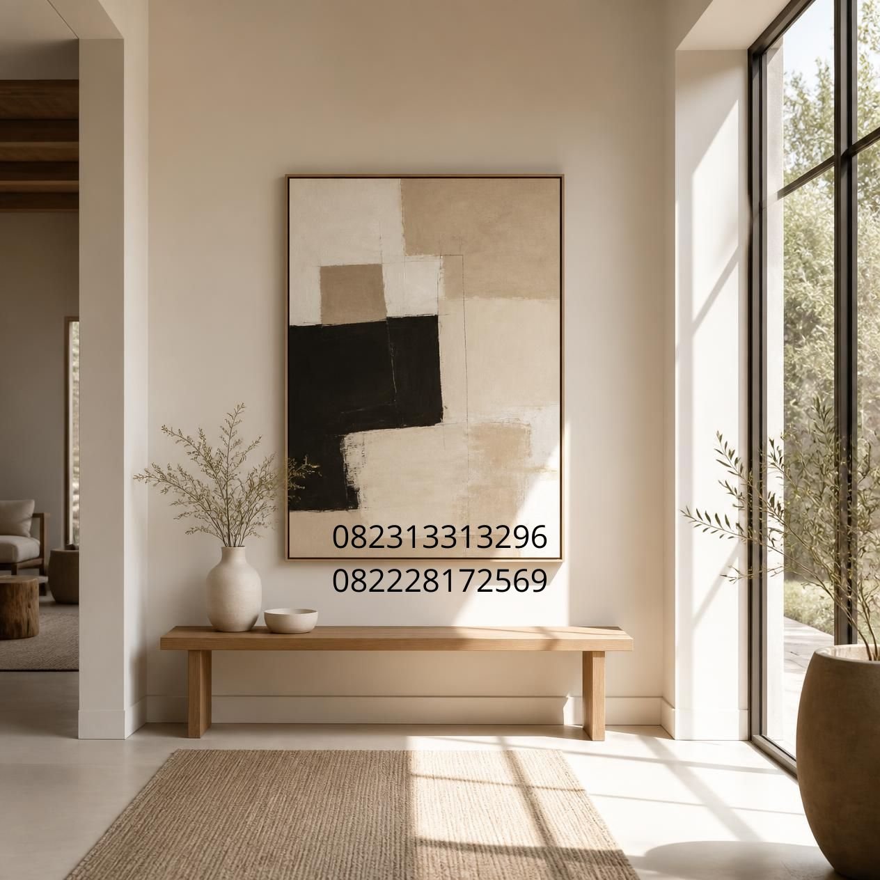 desain dinding minimalis modern