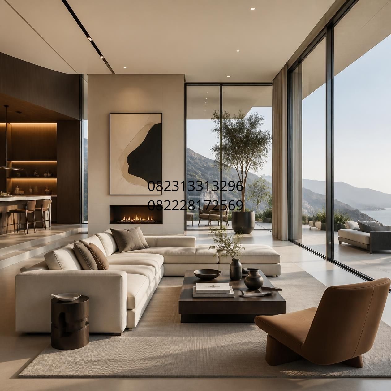 interior rumah elegan dan modern