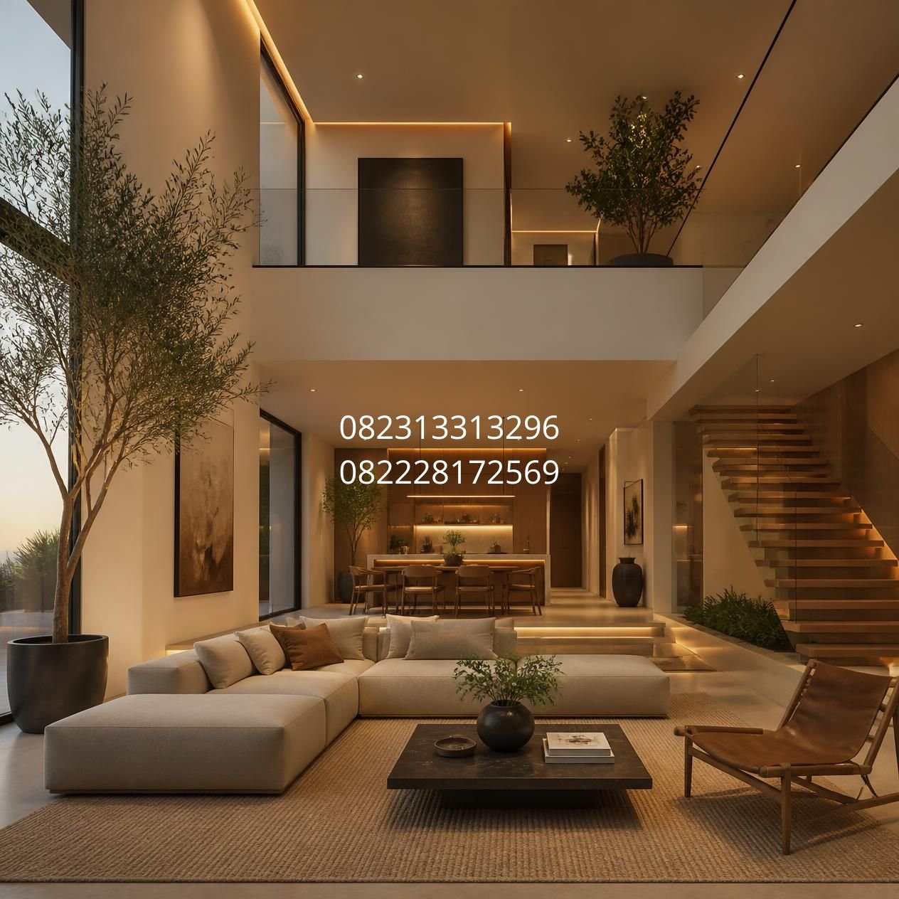 desain rumah mewah sederhana