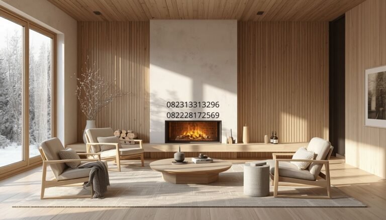desain kamar Skandinavia