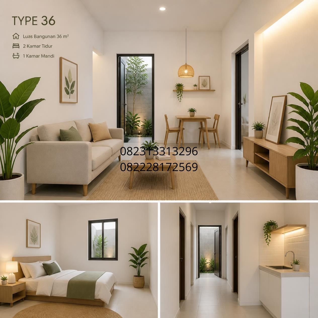 interior rumah kecil modern