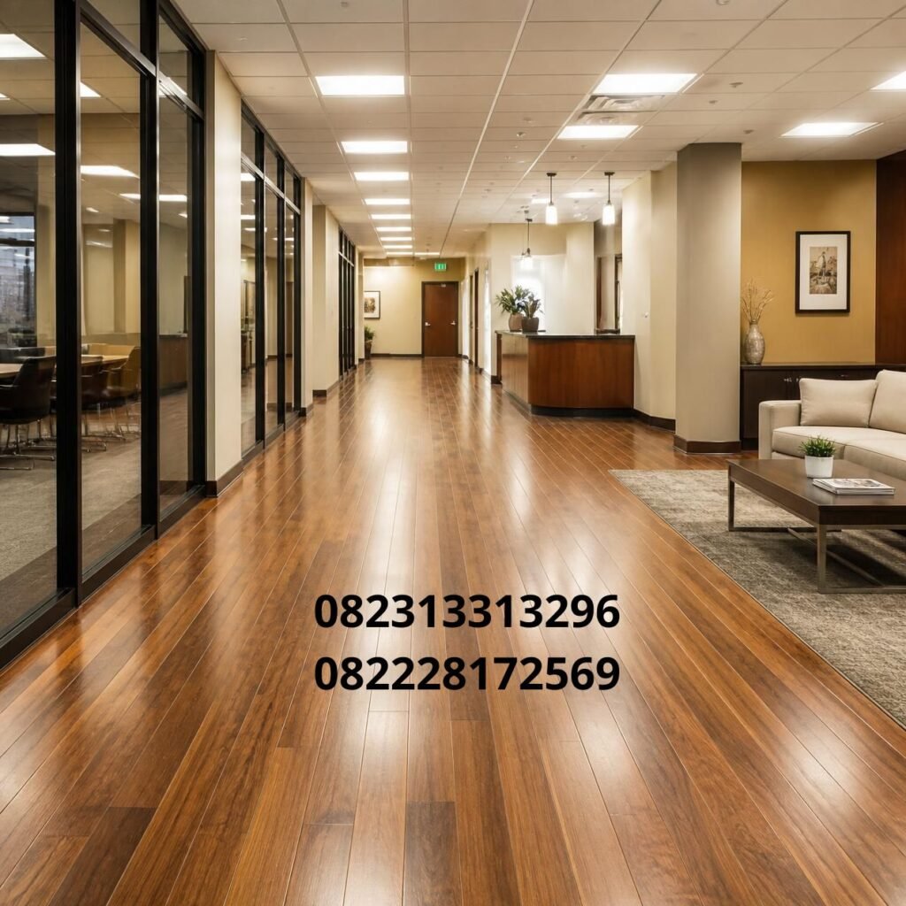 Lantai Kayu Kantor Modern