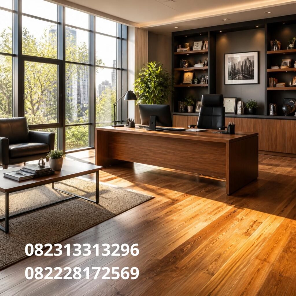 Lantai Kayu Kantor Minimalis