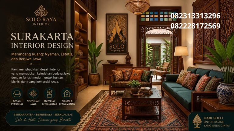 Jasa desain interior Surakarta