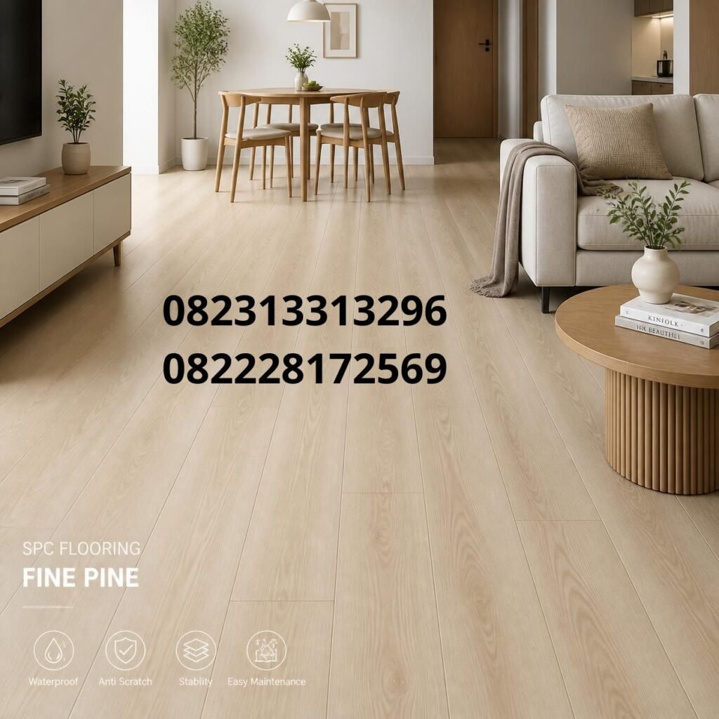 Harga lantai SPC Fine Pine