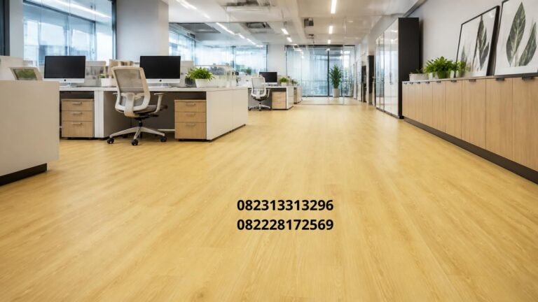 Lantai SPC Warna Yellow Pine