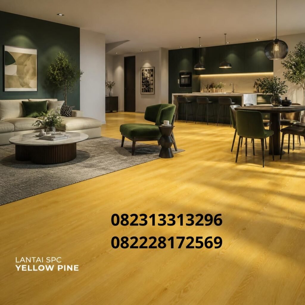 Jual Lantai SPC Yellow Pine