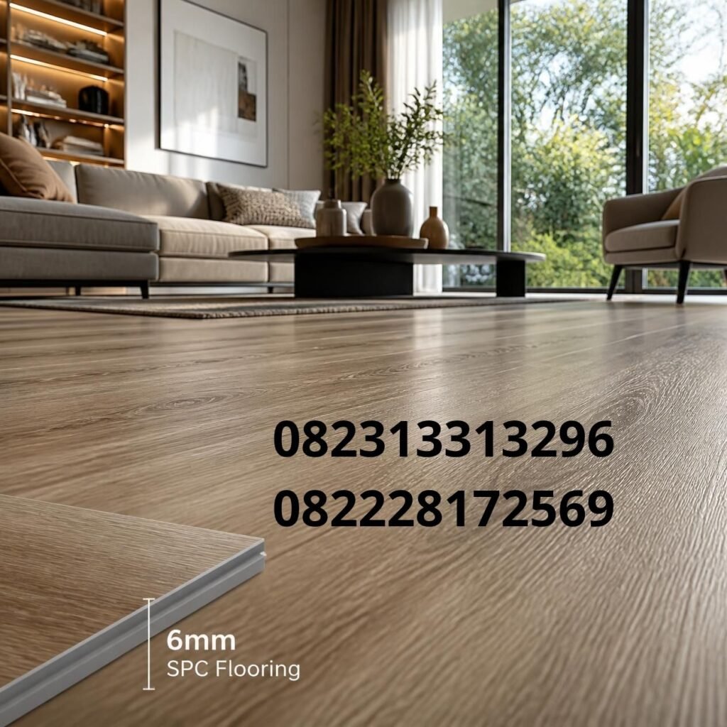 Lantai SPC 6mm untuk rumah