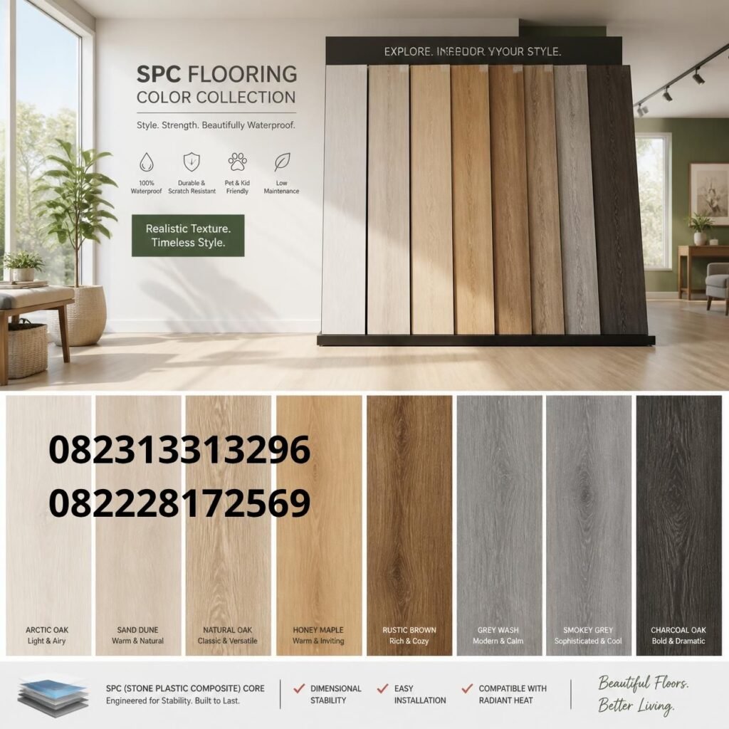Pilihan warna SPC untuk rumah