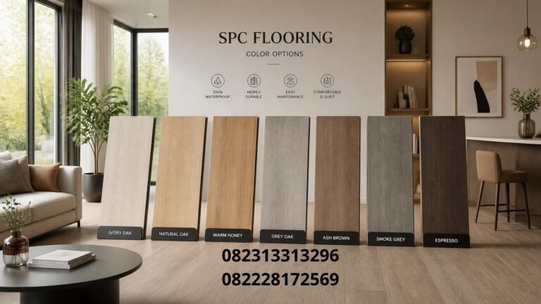 Pilihan warna lantai SPC
