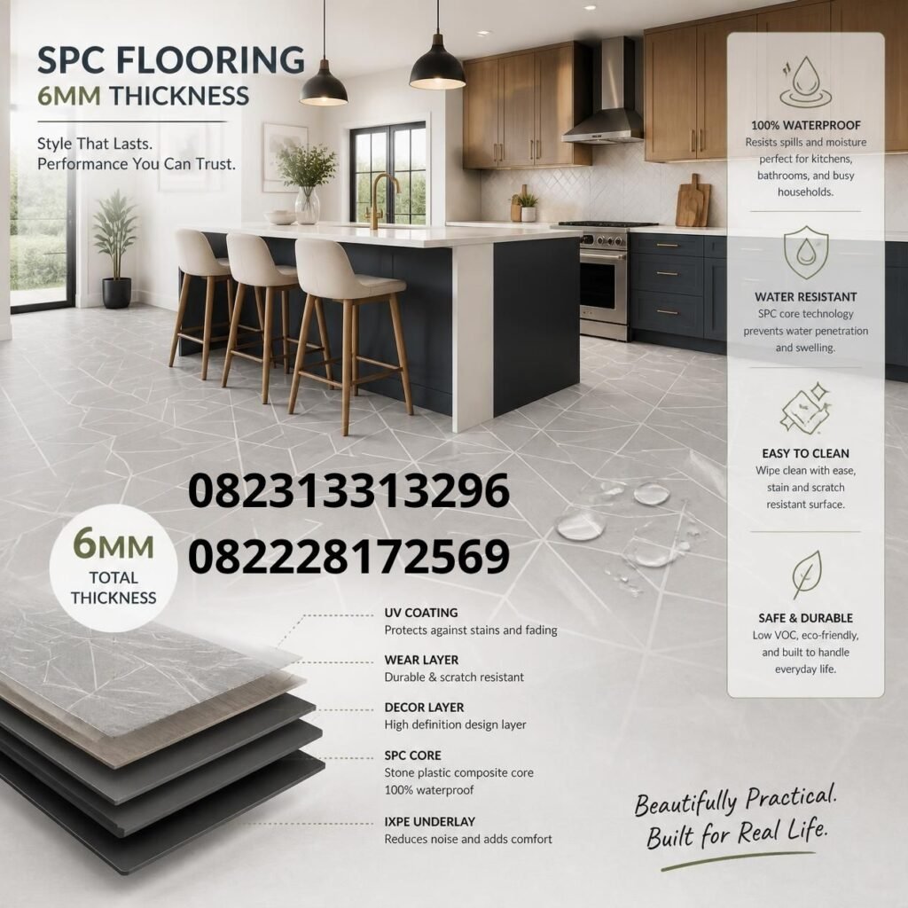 SPC flooring 6mm