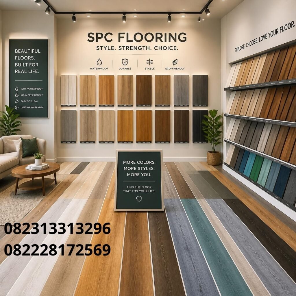 Warna lantai SPC elegan